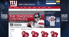 Desktop Screenshot of newyorkgiants.us